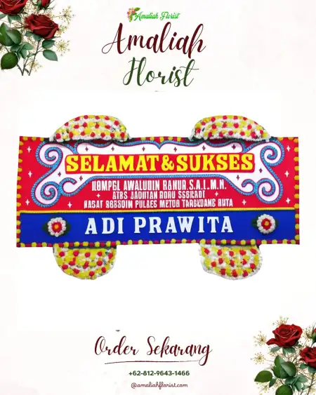 Papan Bunga Ucapan Selamat Lowu Lowu